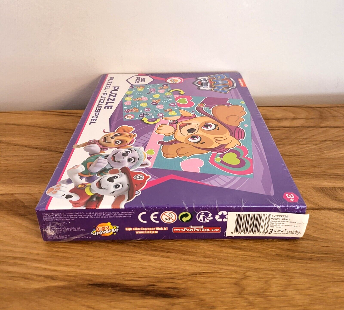 Paw Patrol Puzzle 50 Teile Skye Everest Kinder Spielzeug Lernspiel Spiel 2in1 NEU