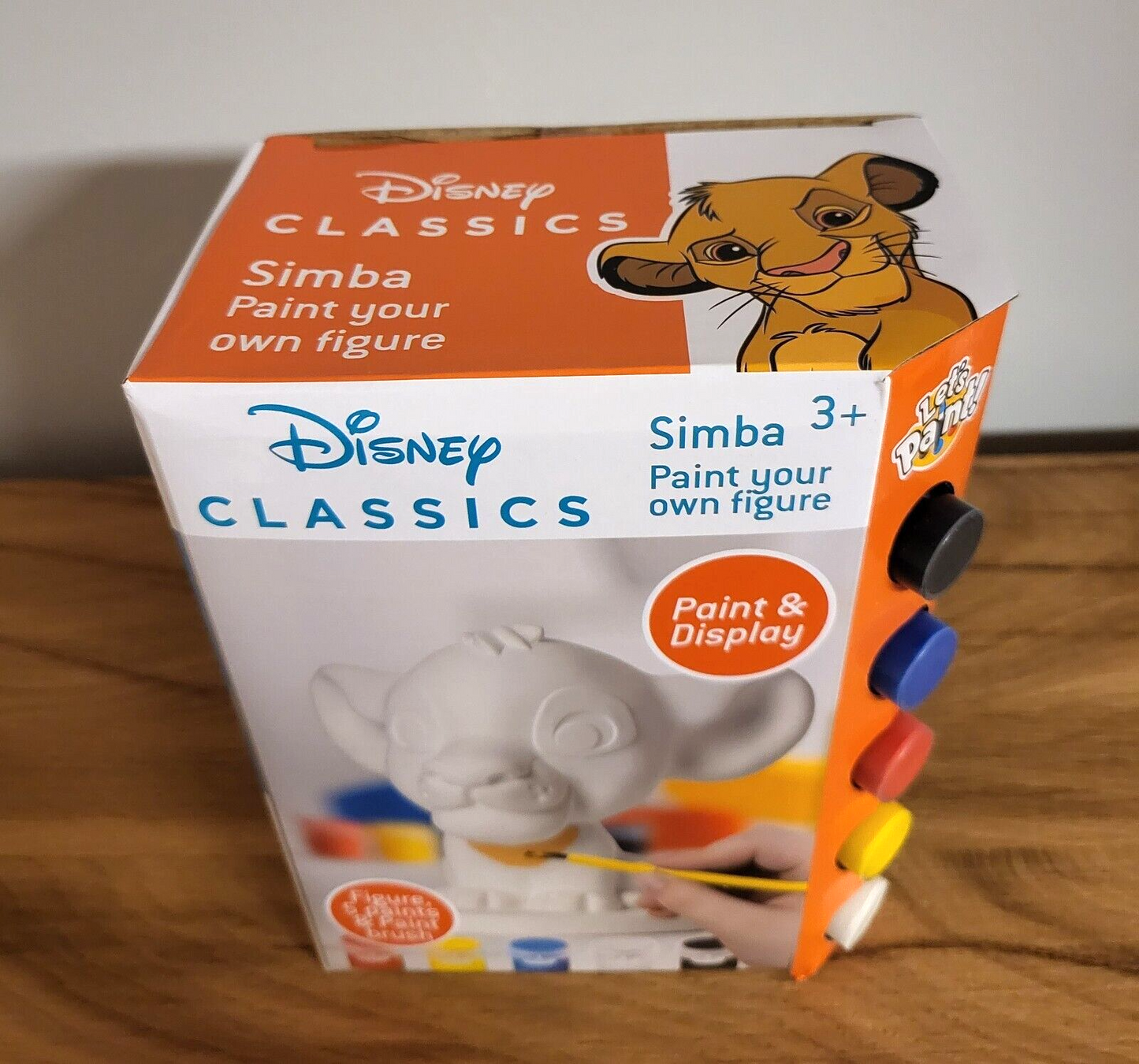 Disney Simba Figur zum Bemalen Lion King König der Löwen Farbe Pinsel Malen 14x19cm