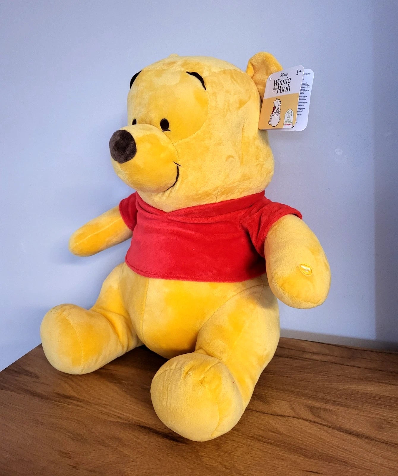 Disney Winnie Puuh XXL Plüsch groß Stofftier sitzend Kuscheltier Plüschfigur Pooh mit SOUND NEU