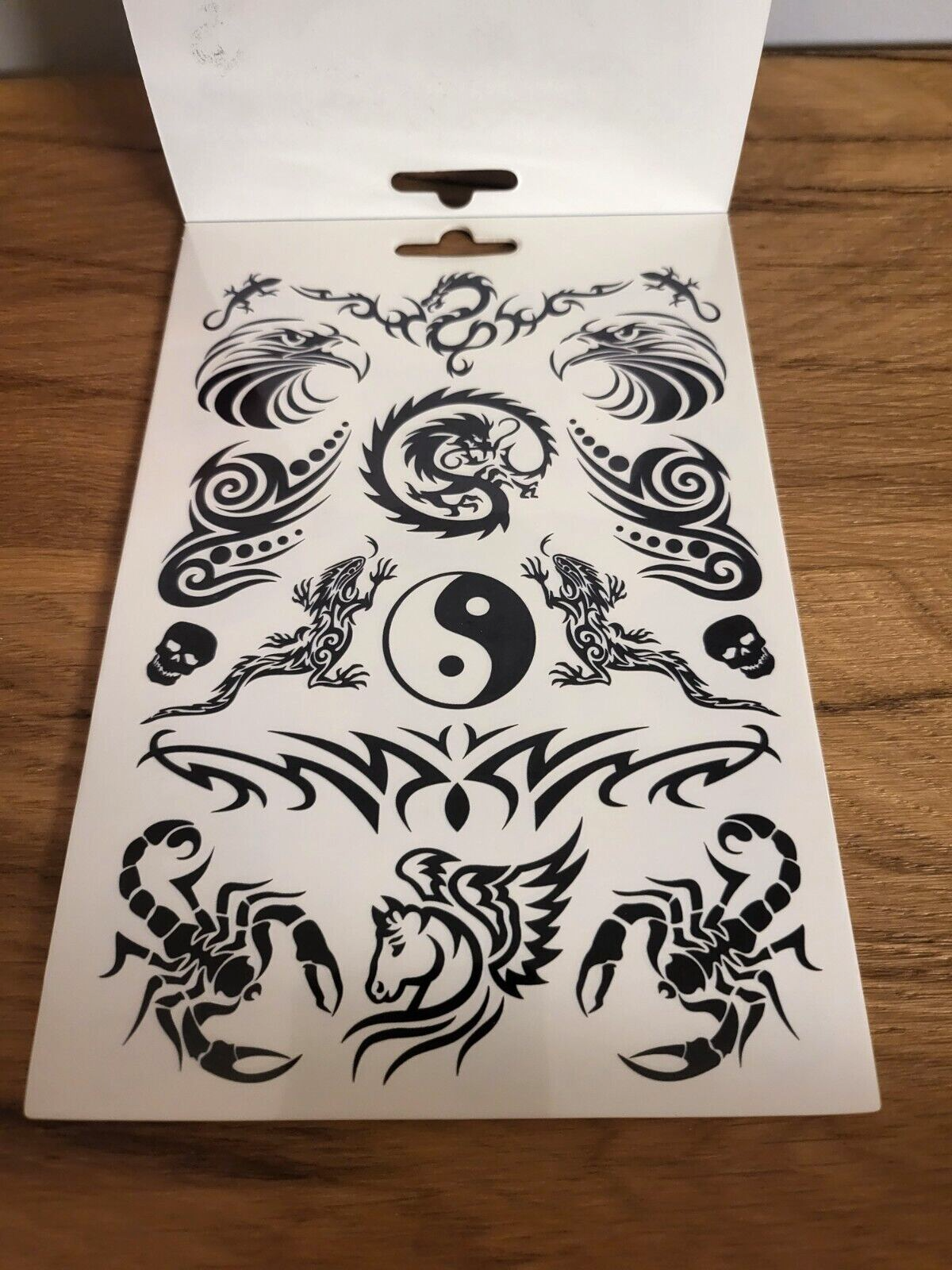 Tattoo Stickerbuch Kinder Spielzeug Sticker 280St. 6fach sortiert ca.12,5x18,5cm