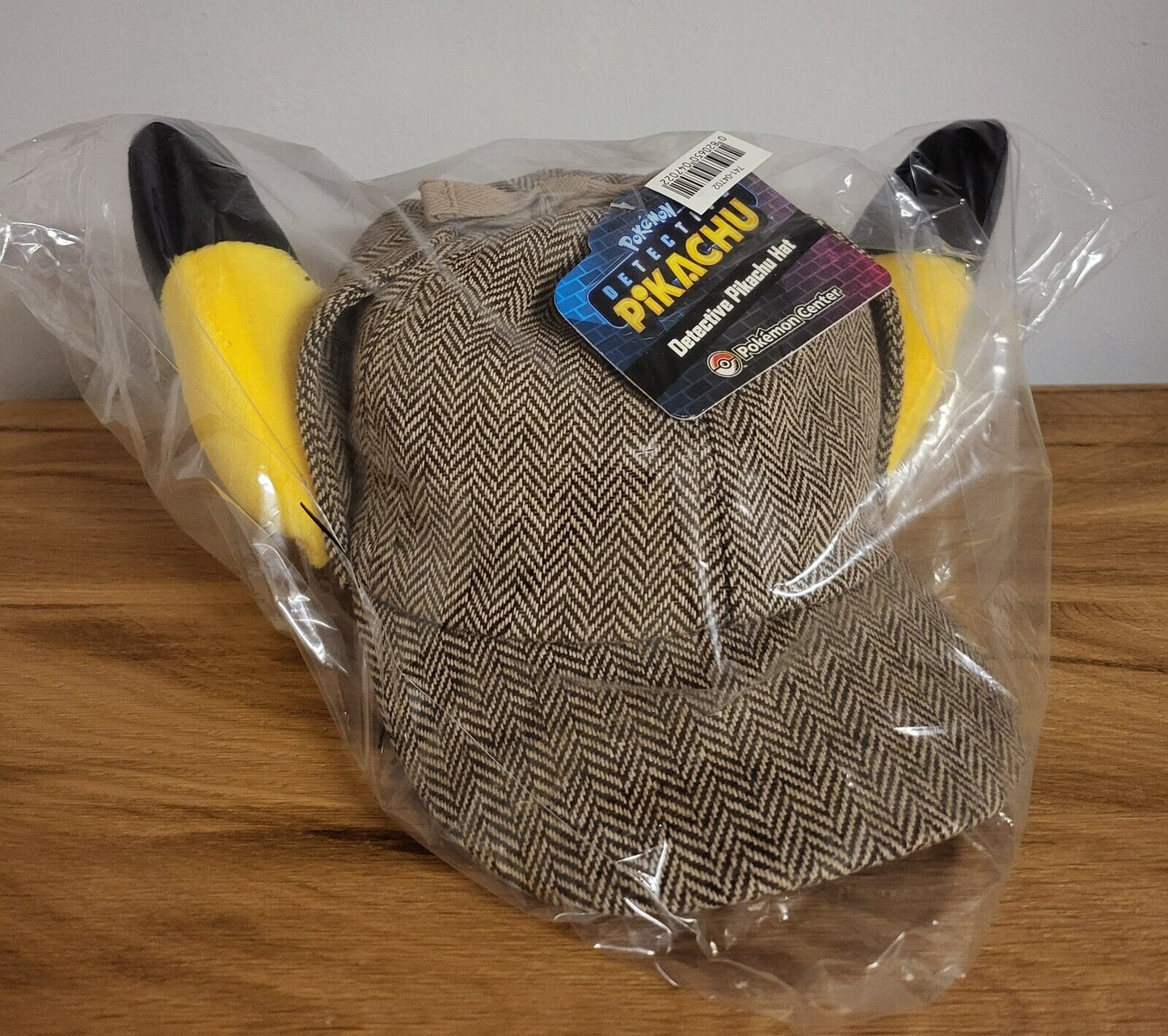 Pokemon Pikachu Meisterdetektiv Hut Mütze Cap Kappe mit Ohren ca.31x23x15 cm NEU & OVP