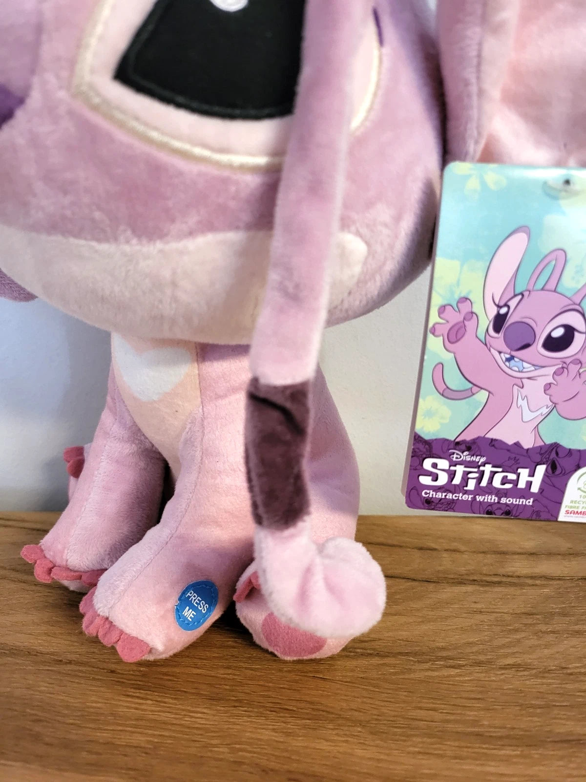 Disney Engel Angel Plüsch Stofftier Plüschtier Kuscheltier Merch Lilo&Stitch mit SOUND NEU