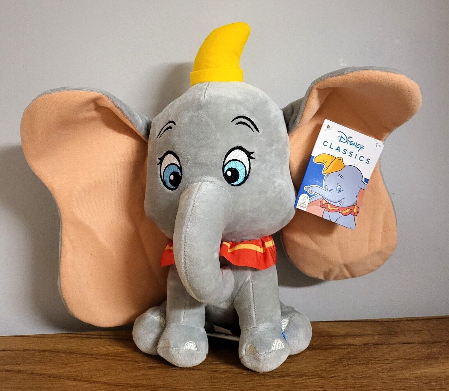 Disney Plüschtier Stofftier Dumbo Figur Kuscheltier Baby 32cm mit SOUND/TON NEU