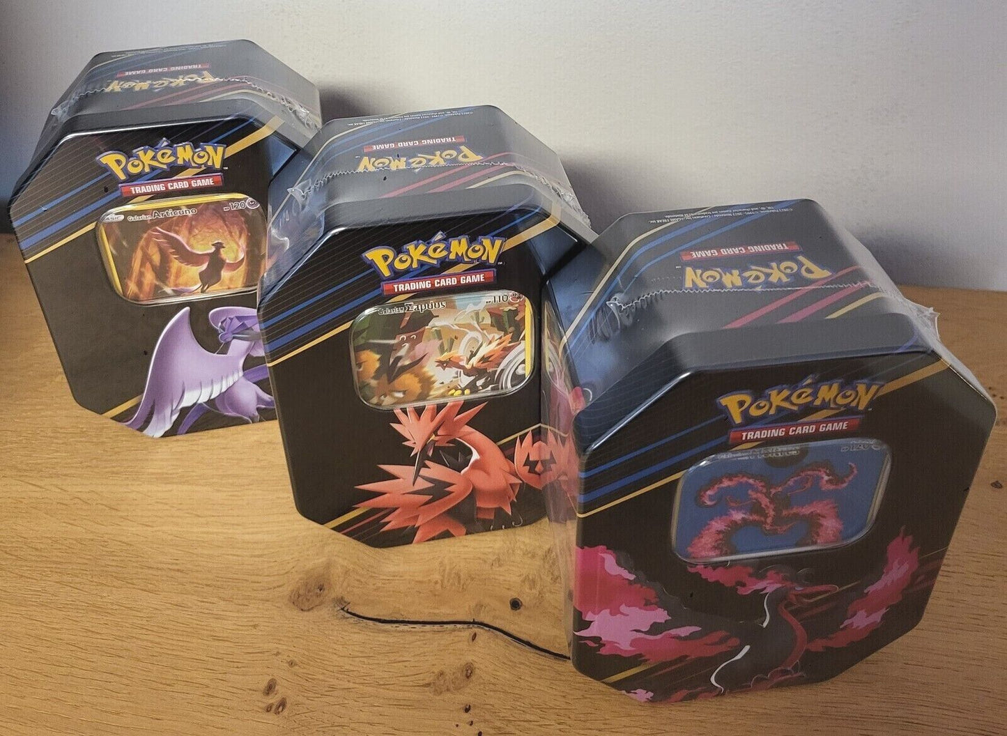 Pokemon Zenit der Könige Tin Boxen Galarian Arktos Zapdos Lavados ENG NEU & OVP