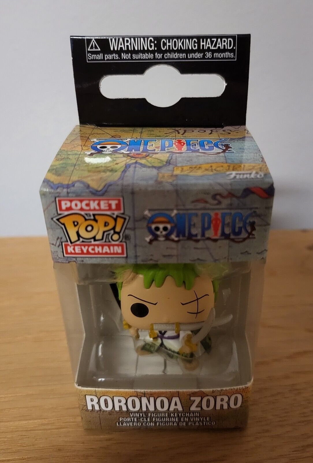 One Piece Roronoa Zoro POP!Pocket Schlüsselanhänger Keychain Funko Vinyl NEU&OVP