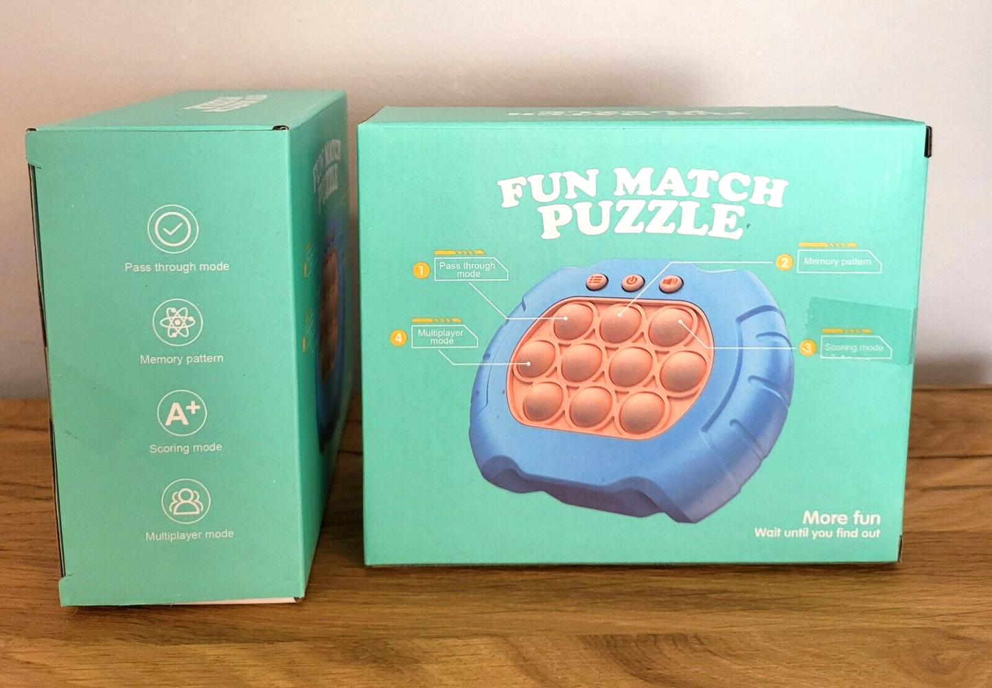 Memory Spiel Memo Fidget Kinder Gedächtnis Trainer Antistress Fun match Puzzle Spielzeug Spiel NEU