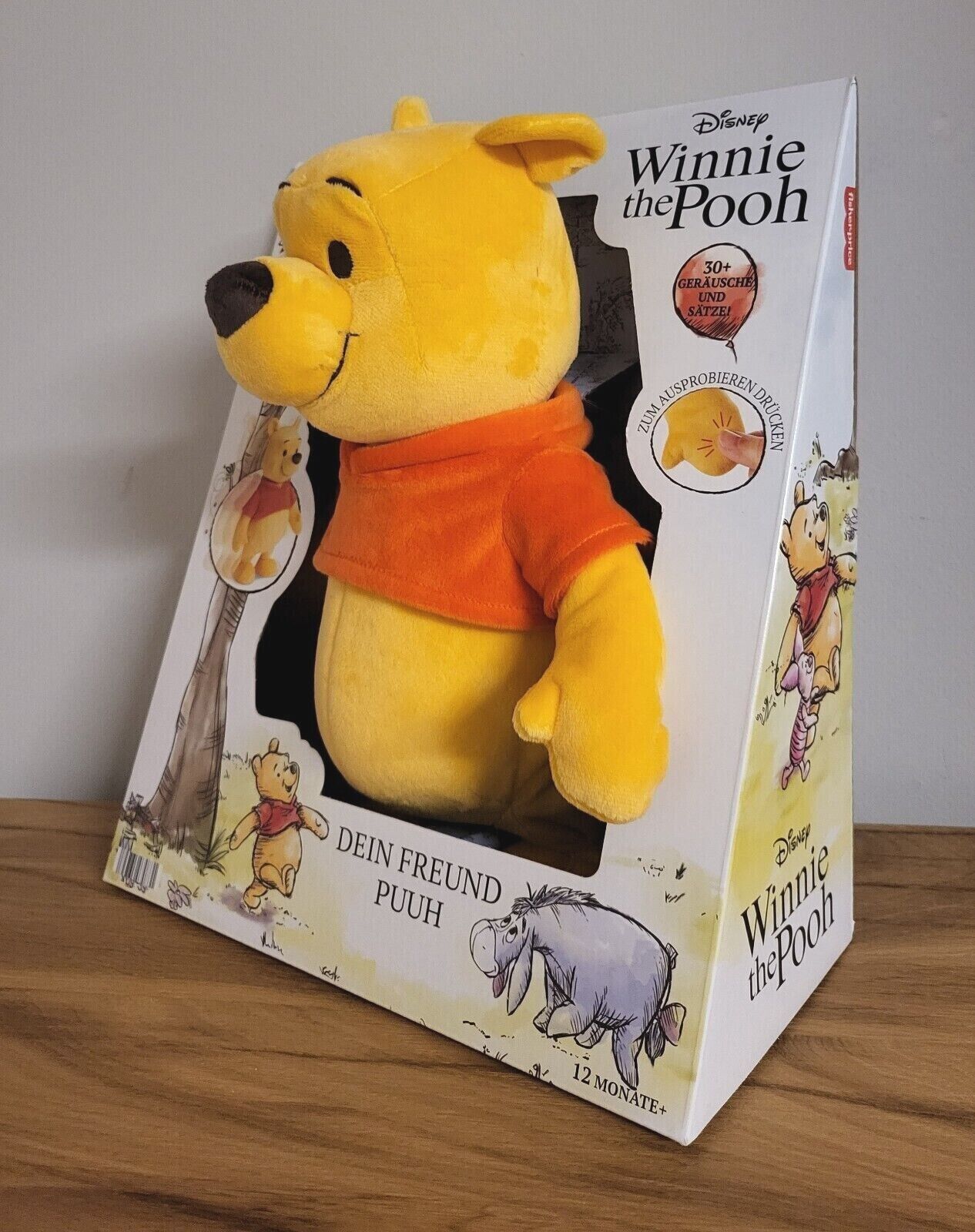 Fisher-Price Disney Plüsch Stofftier Dein Freund Winnie Pooh Puuh / Tigger mit SOUND 30cm NEU & OVP