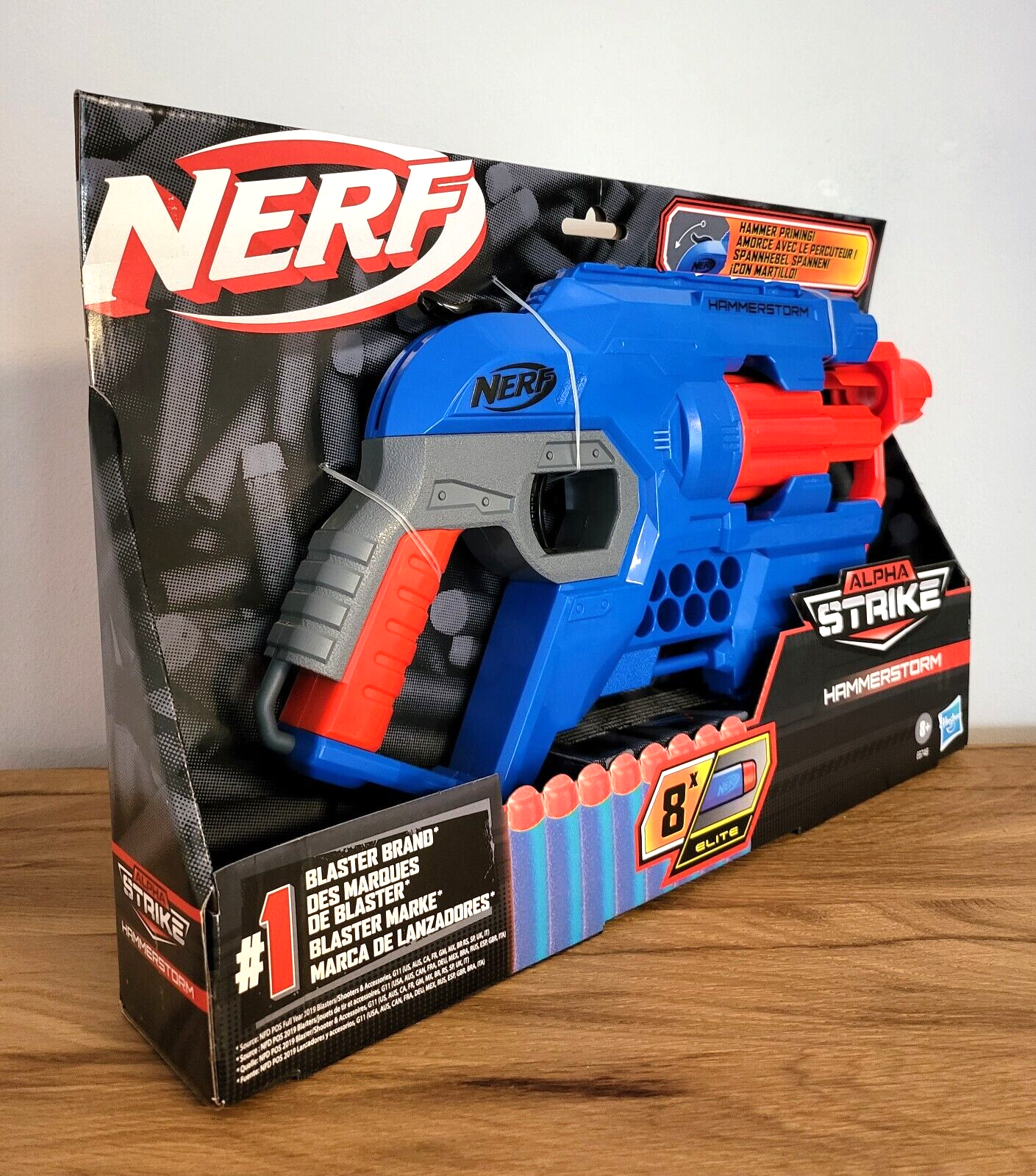 Nerf Dart Blaster Alpha Strike Hasbro Kinder Spielzeug Hammerstorm ca. 37cm