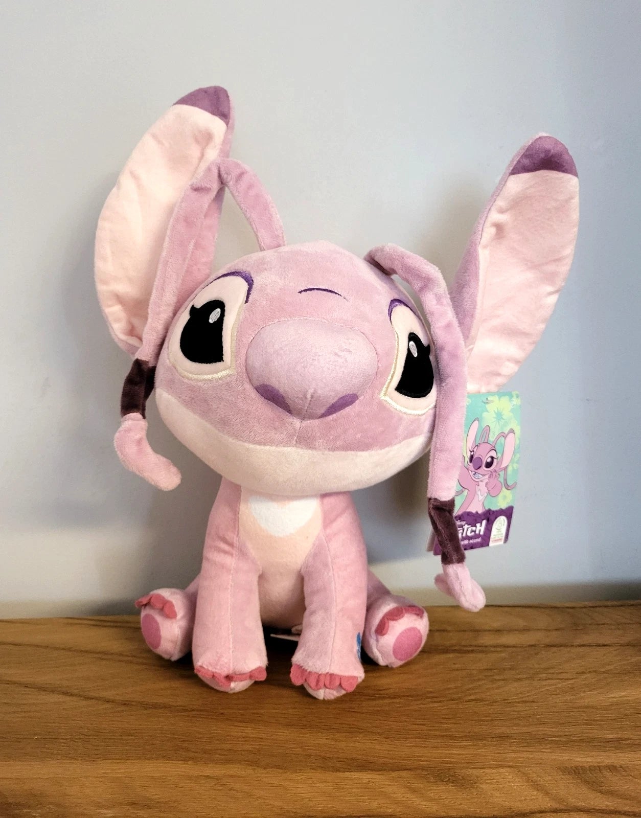Disney Engel Angel Plüsch Stofftier Plüschtier Kuscheltier Merch Lilo&Stitch mit SOUND NEU