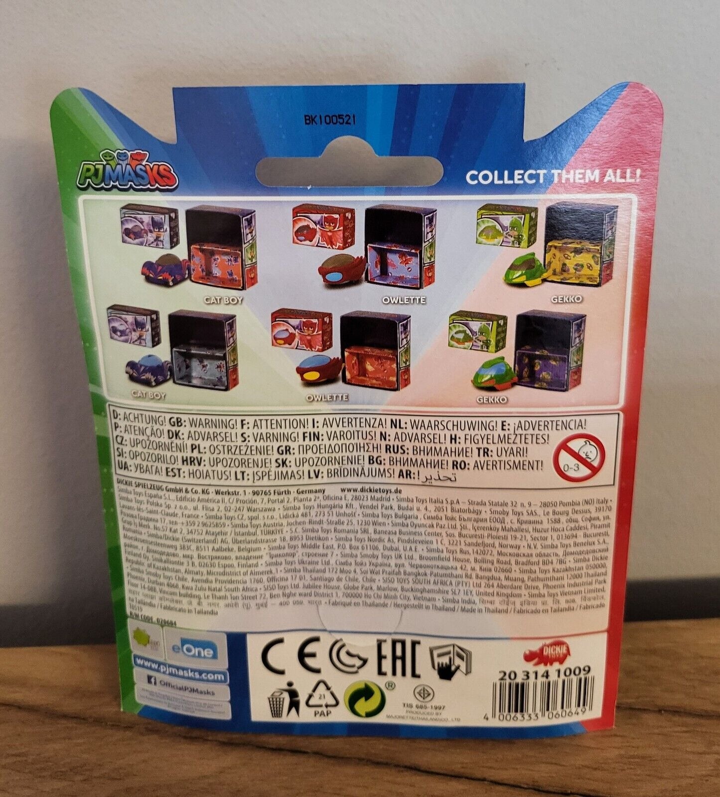 Pj Masks Spielzeug Autos Dickie Kinder Racer Geschenkbox Cat boy / Owlette / Gekko
