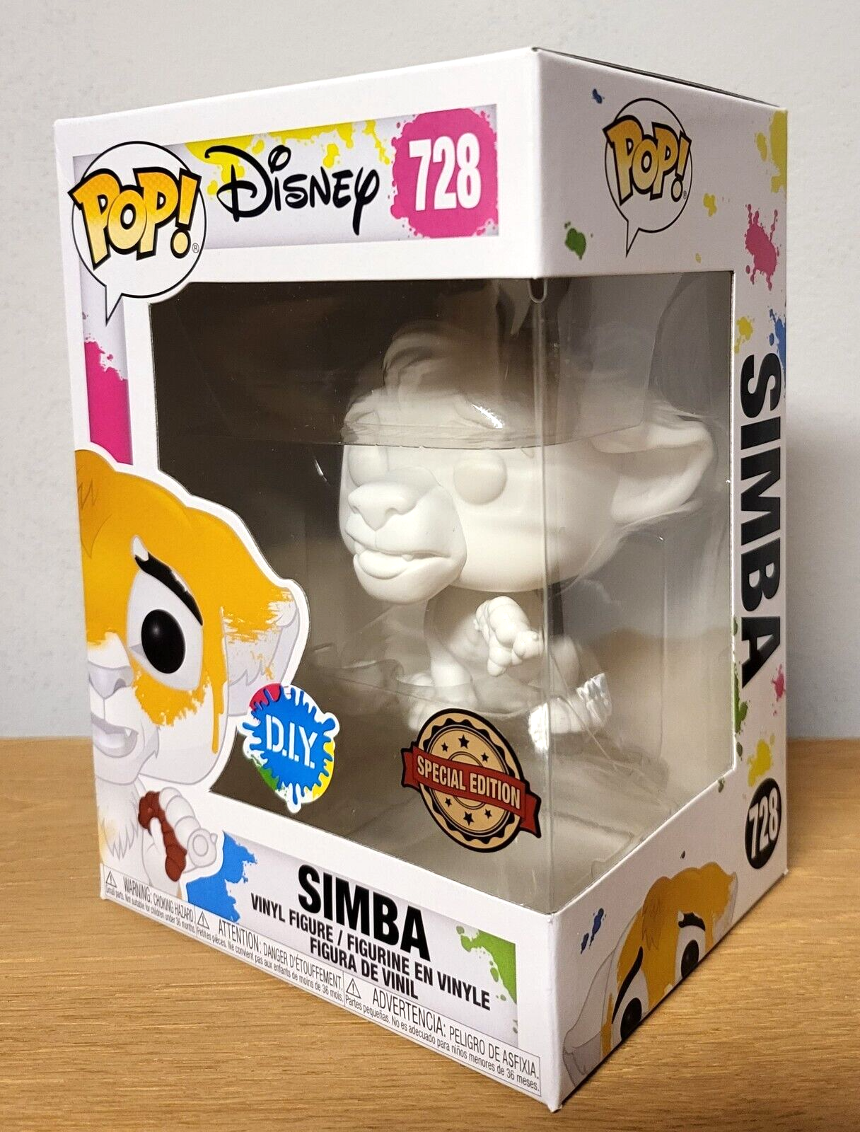 POP! Disney König der Löwen Simba Special/Sonderedition DIY Vinyl Funko #728 NEU