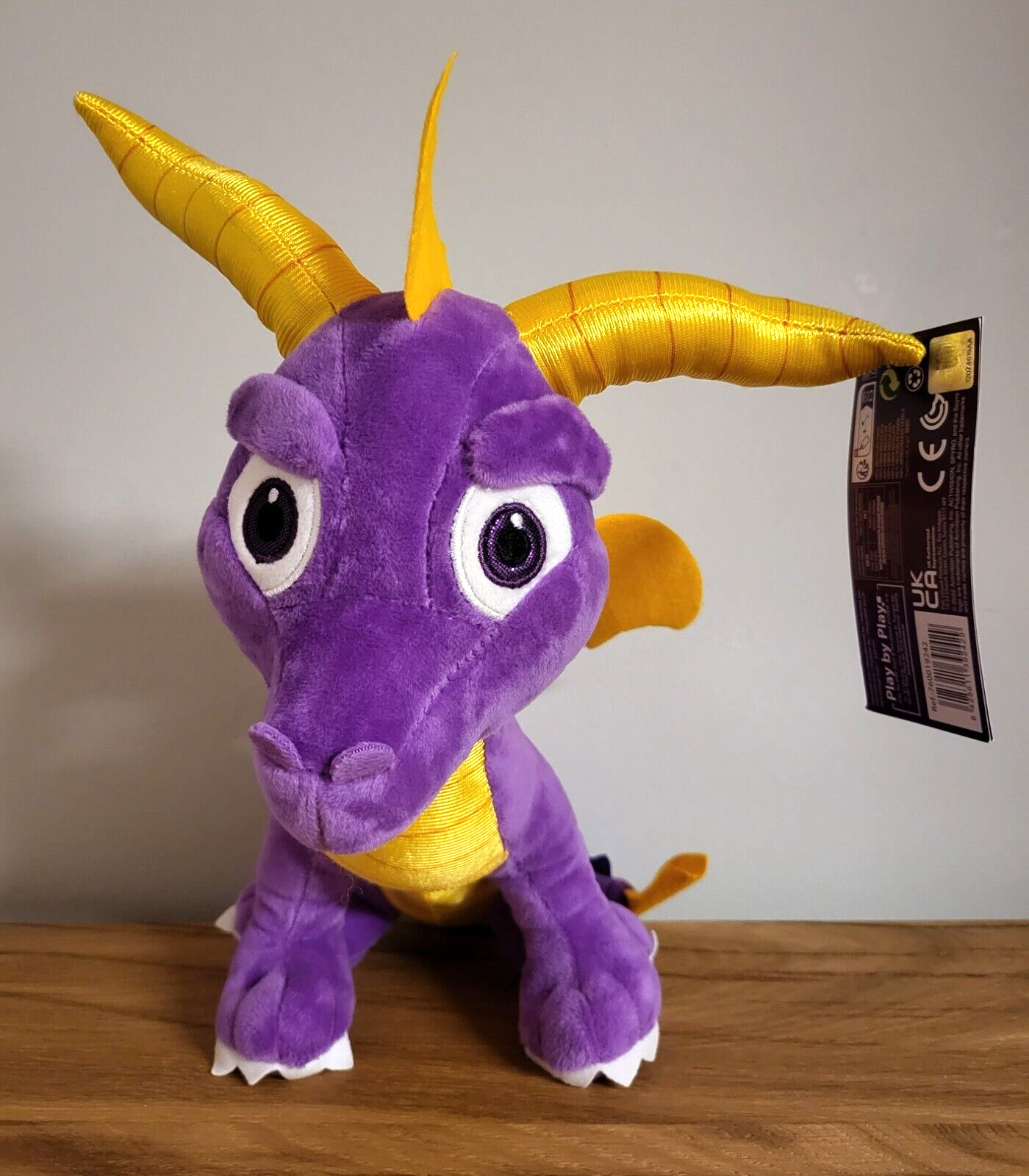 Plüschtier Kuscheltier Spyro der Drache Plüsch Dragon Stofftier ca. 32x30cm NEU