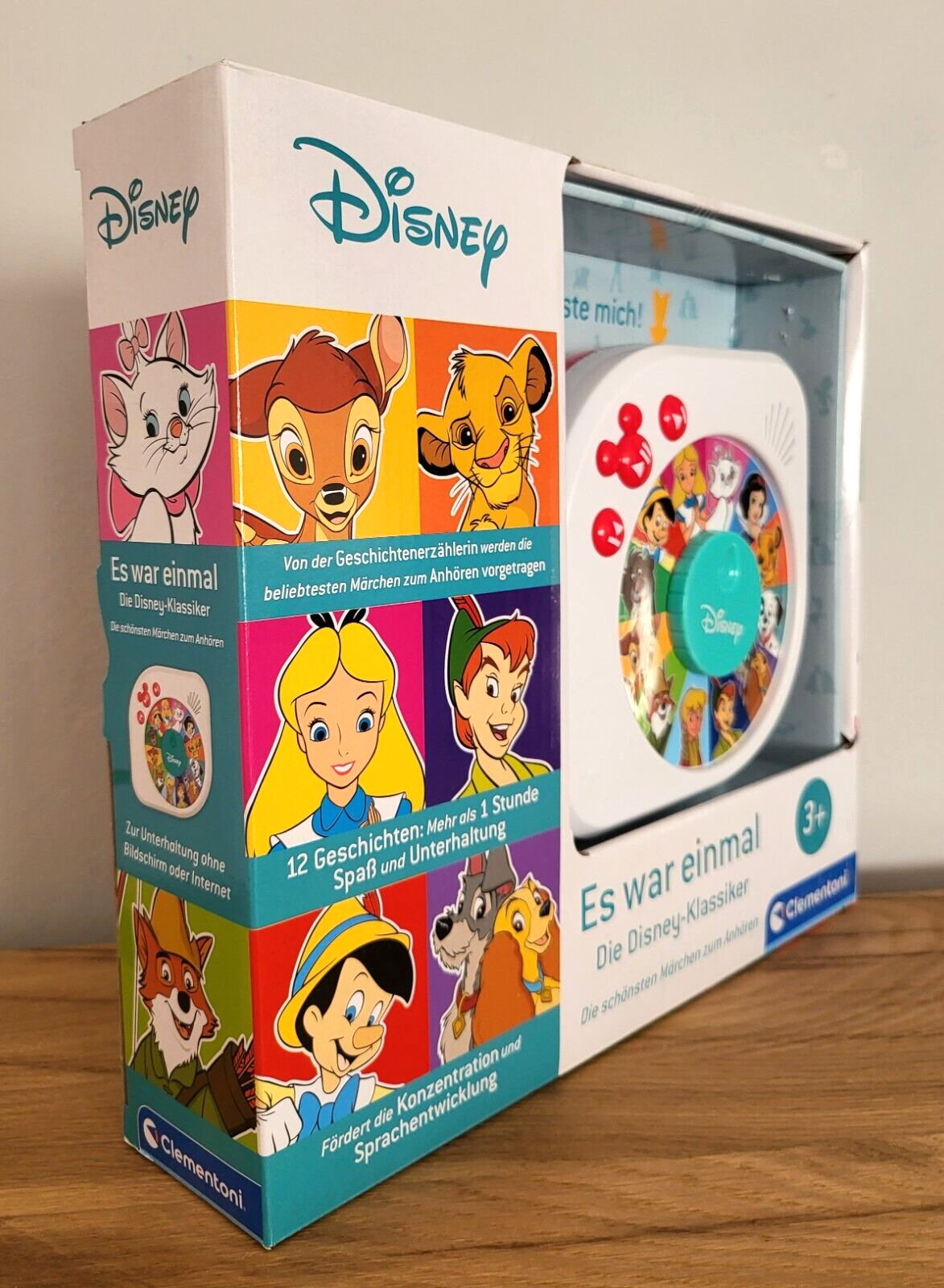 Clementoni Es war einmal - Disney Klassiker Märchenerzähler 12 Geschichten ab 3 Jahre NEU&OVP