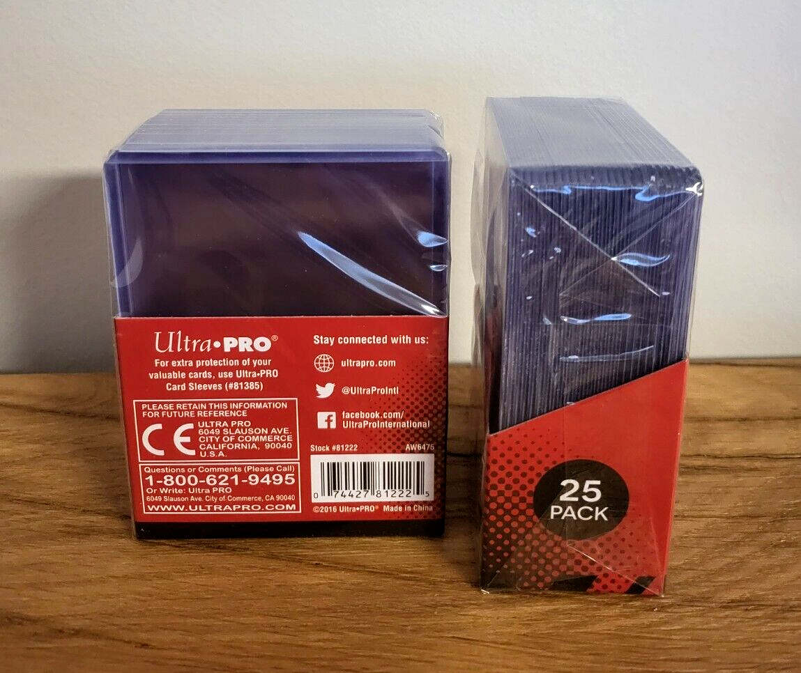 Ultra Pro Regular Toploader 3x4 Kartenhüllen TCG 50 Stück für Pokemon, Magic NEU