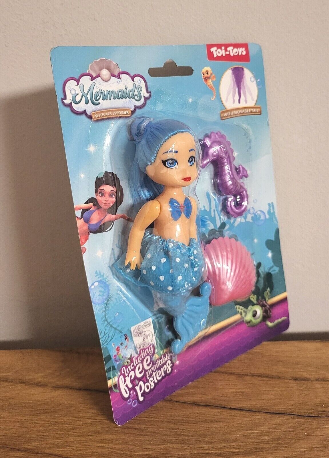 Meerjungfrauen Puppe mit 2 Kämmen Spielzeug Kinder Mädchen ca.12cm sortiert