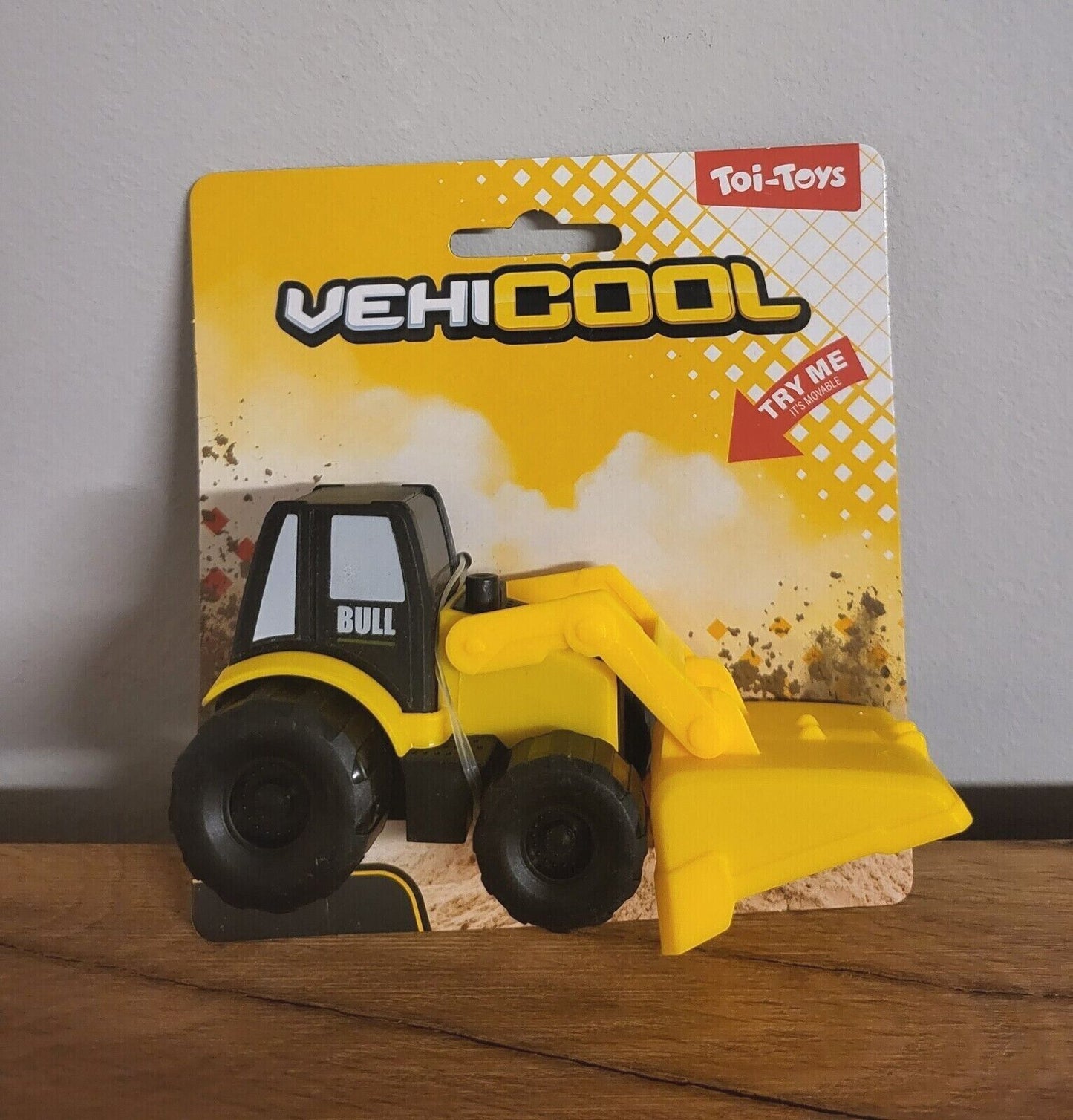 Baufahrzeug Mini Bagger Kippe Radlader Gelenkradlader Spielzeug Kinder Geschenk gelb Auto
