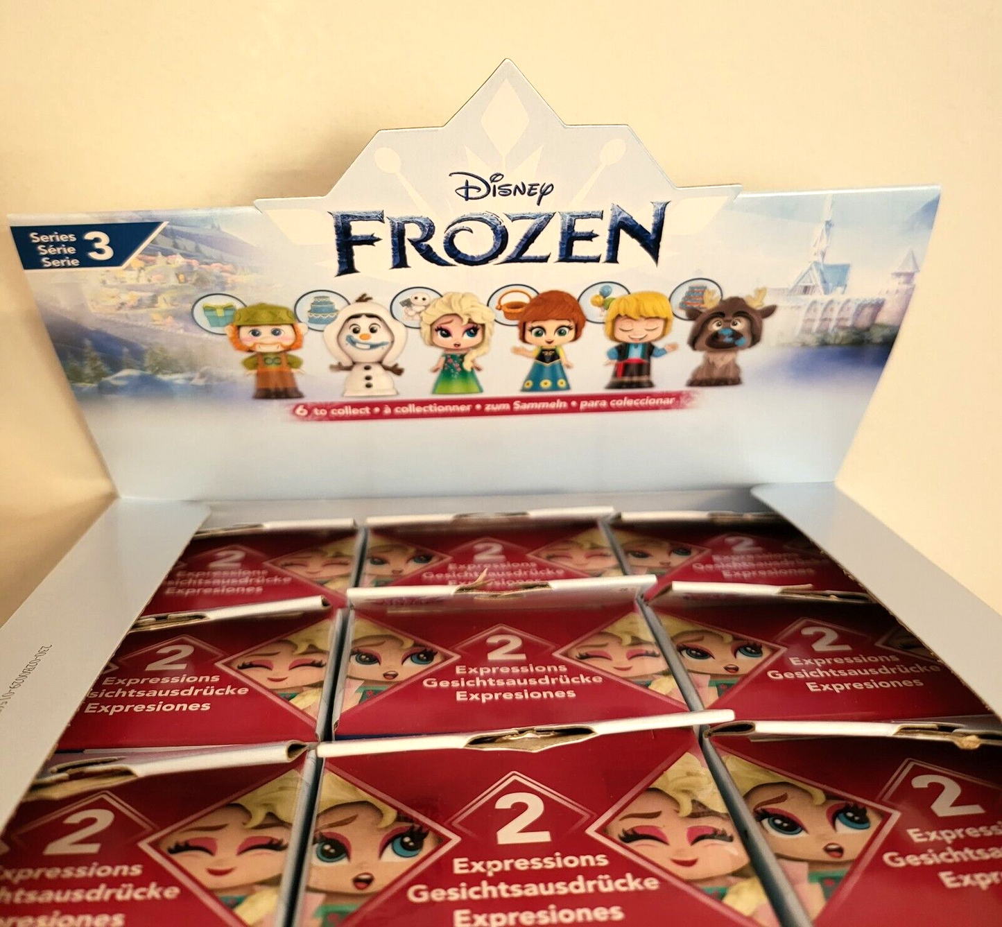 Disney Frozen Twirl About Figur Kinder Blindbag Sammelfigur Elsa Anna Olaf NEU