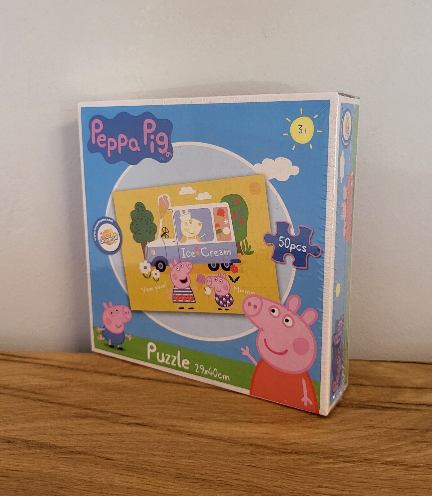 Peppa Pig Schwein Puzzle 24 Teile / 50 Teile Wutz Ice Creme Spielzeug Kinder NEU