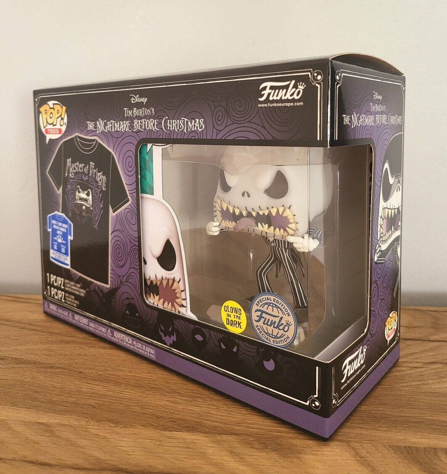 Nightmare Before Christmas POP! Vinyl Figur T-Shirt Set Jack Skellington sortiert NEU & OVP