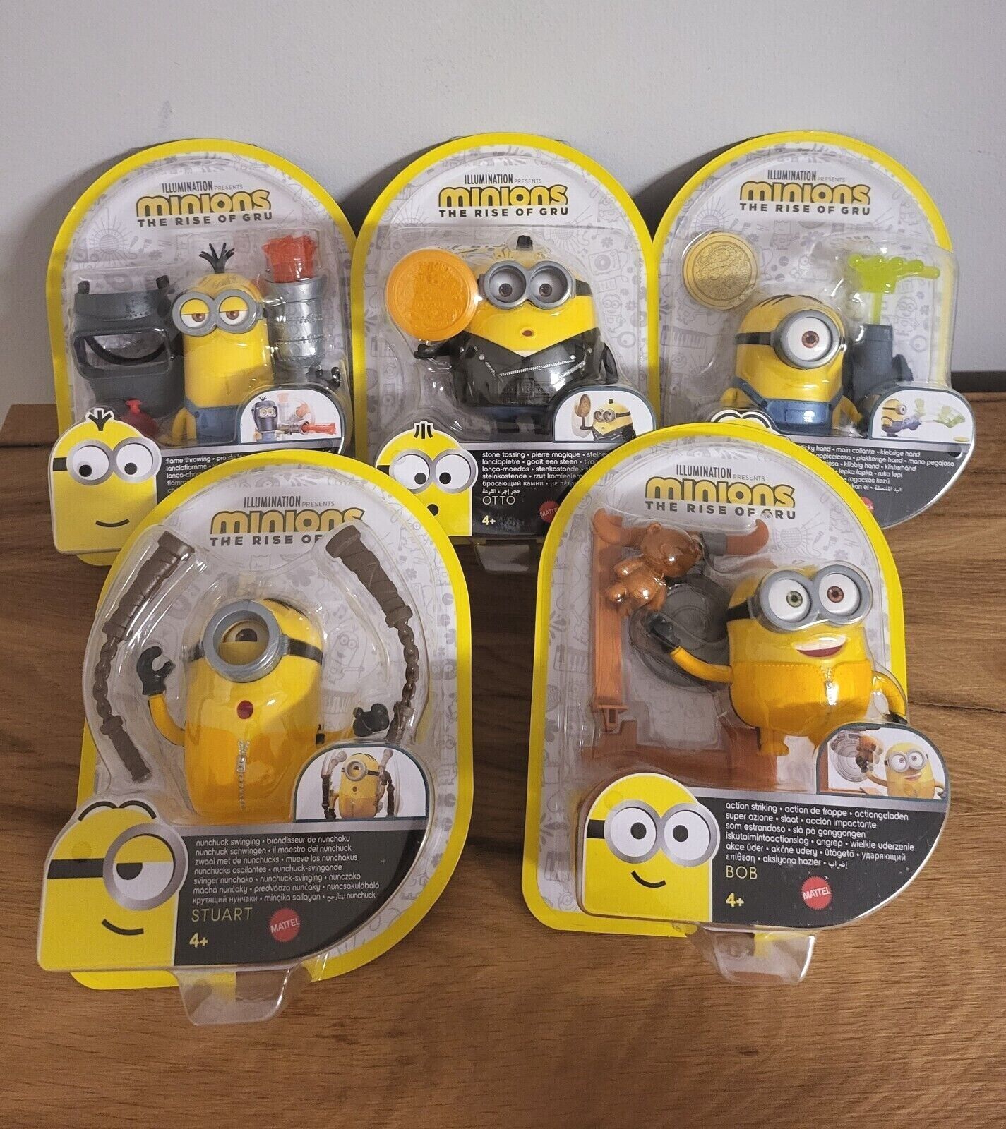 Minions Actionfigur Spielzeug Bob / Stuart / Otto / Kevin Spielfigur Zubehör Kinder ca. 10cm sortiert