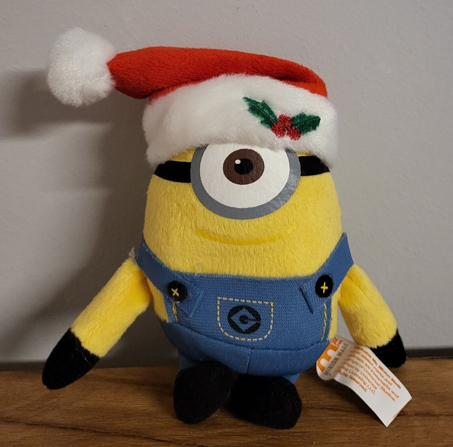 Minions Weihnachtsminion X-Mas 3fach sortiert Kevin/ Stuart /Otto Plüsch Bag Clip Schlüsselanhänger 13cm