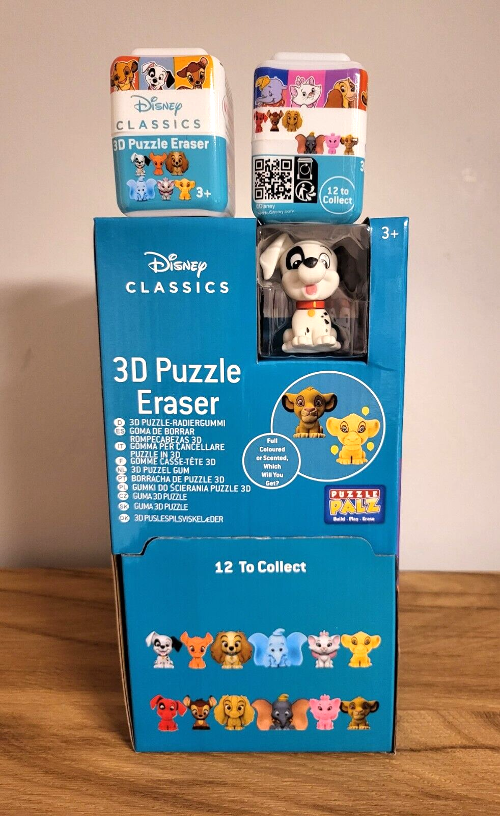 Disney Classics Figur 3D Puzzle als Radiergummi Schule Kinder Simba Susi Dumbo NEU& OVP