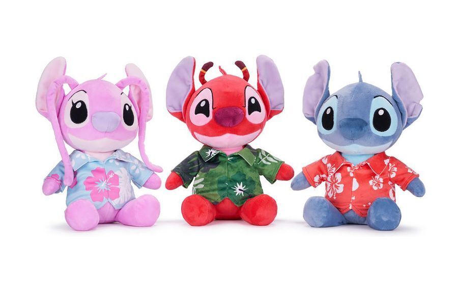 Disney Plüsch Stitch Stofftier Kuscheltier Lilo & Stitch Engel Leroy mit Hawaii Hemd Auswahl NEU