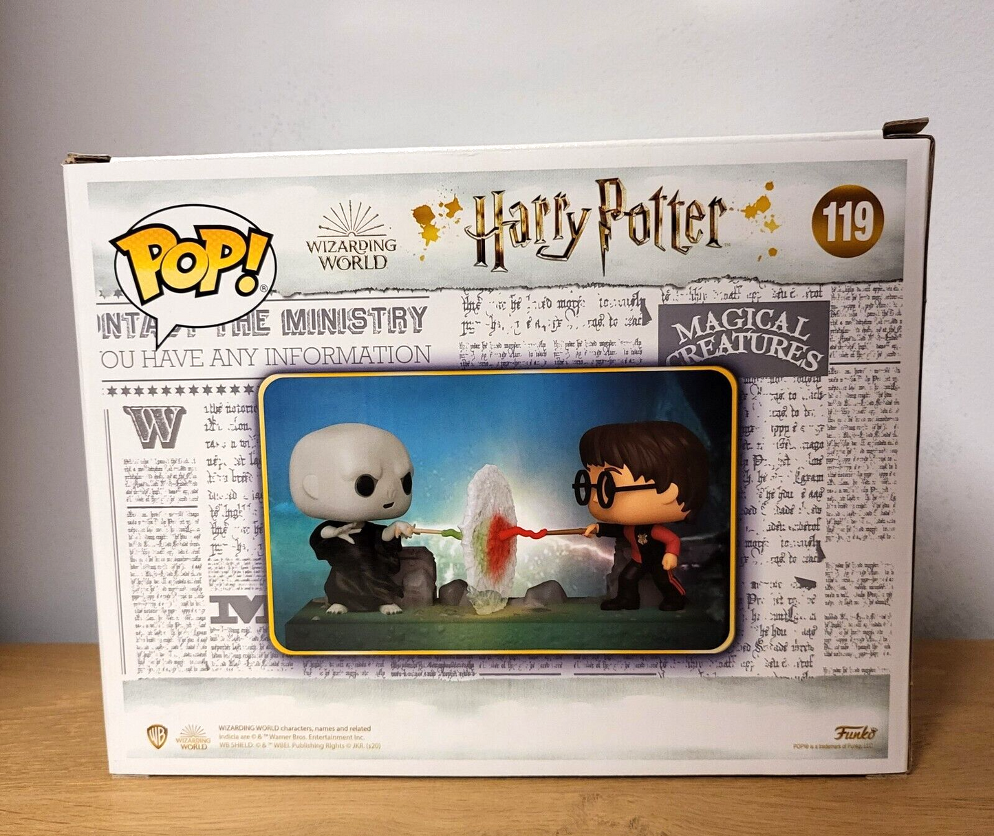 Harry Potter POP Vinyl Figur Harry vs.Voldemort #119 Funko Movie Moments NEU&OVP