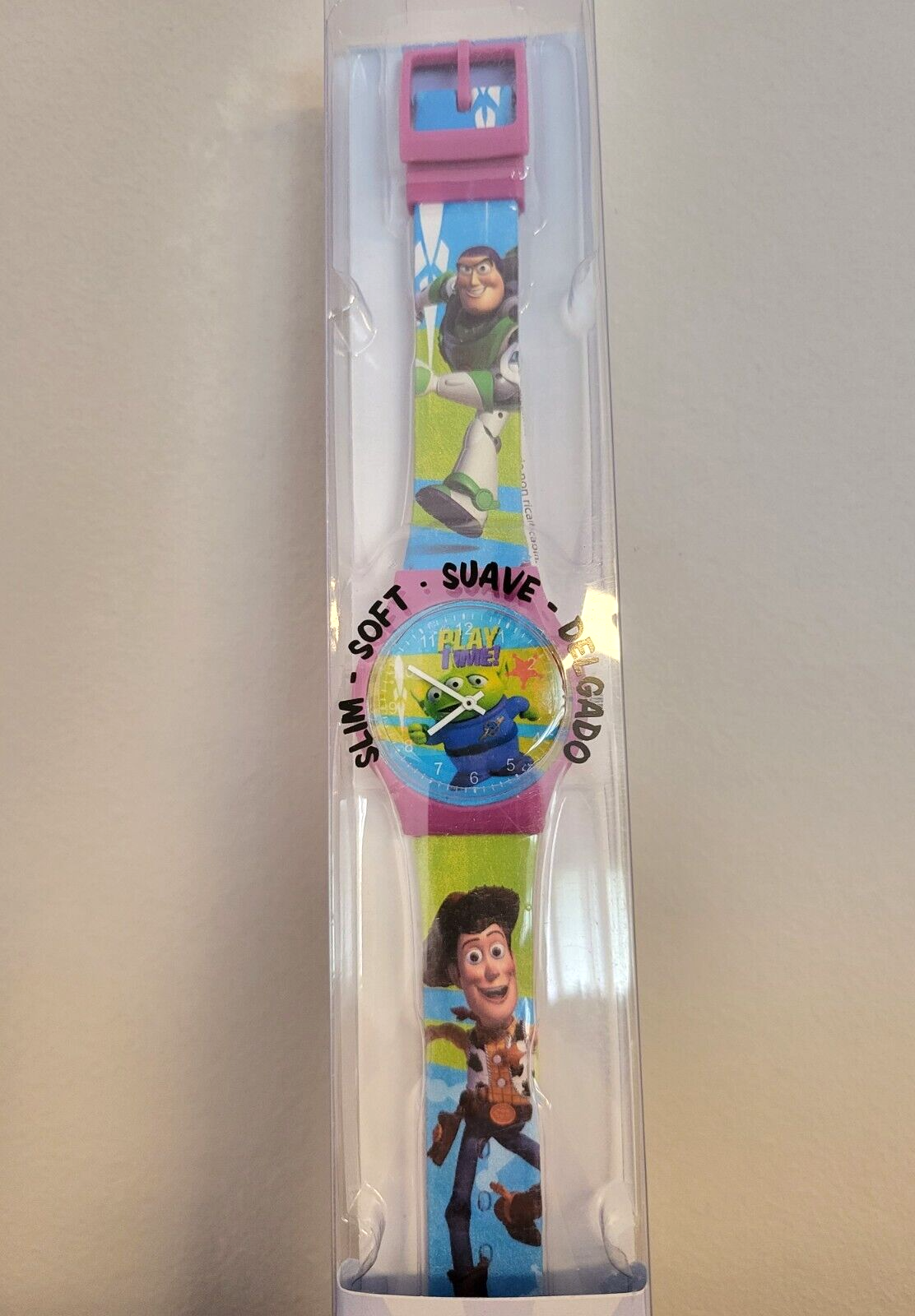 Kinderuhr Analog Disney Pixar Toy Story 4 schlanke Armbanduhr ca.25 cm NEU & OVP