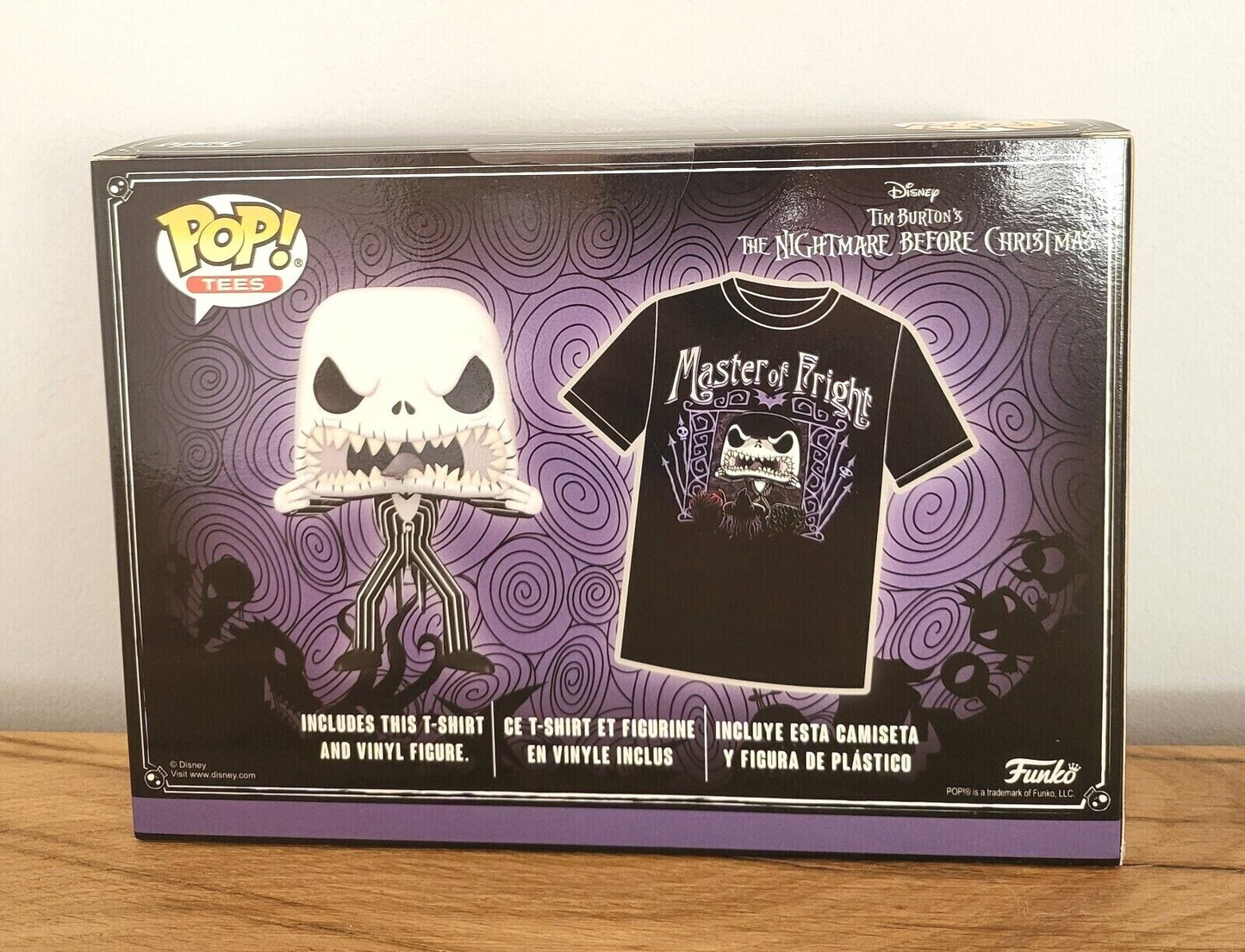 Nightmare Before Christmas POP! Vinyl Figur T-Shirt Set Jack Skellington sortiert NEU & OVP