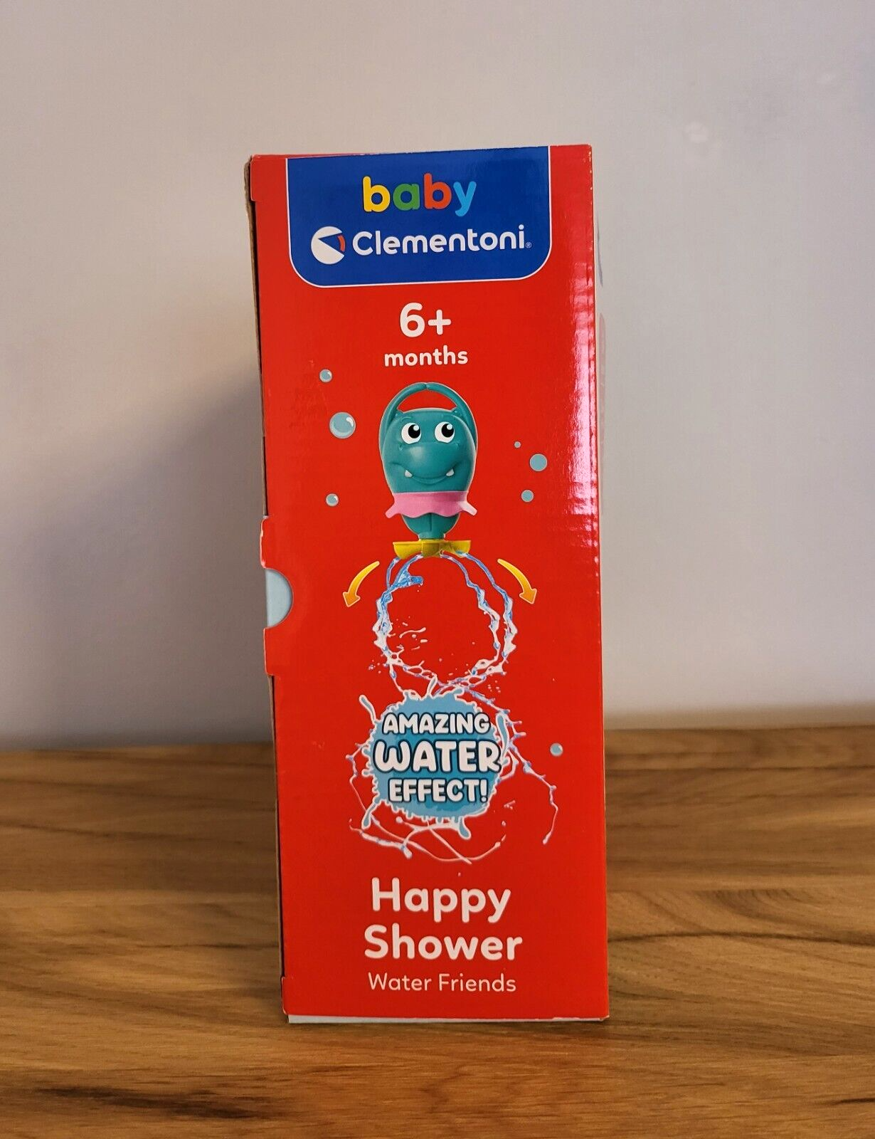 Badespielzeug Clementoni Happy Shower Wasser Freunde Set Spiel 6+ Monate NEU