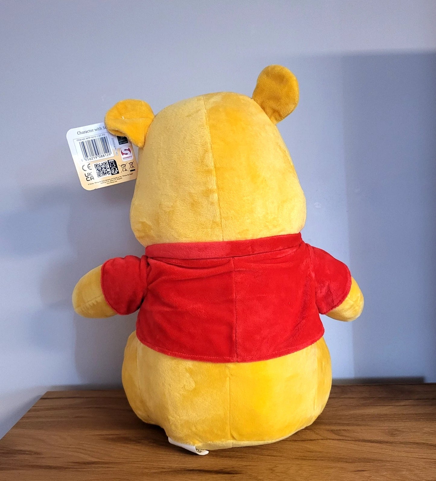 Disney Winnie Puuh XXL Plüsch groß Stofftier sitzend Kuscheltier Plüschfigur Pooh mit SOUND NEU