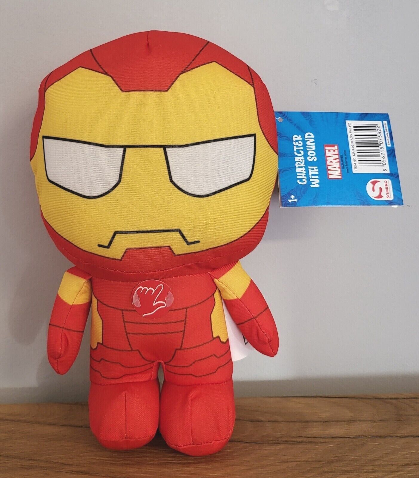 Disney Plüsch Stofftier Marvel Iron man/Spiderman/Hulk/Captain America mit SOUND ca.28 cm