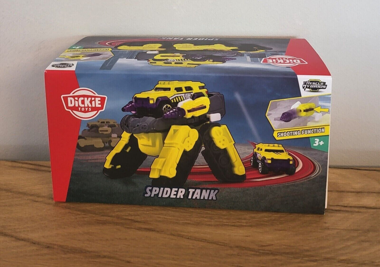 Dickie Roboter Transformer Spielzeugauto Polizei Trooper/Drone Bike/Spider Tank