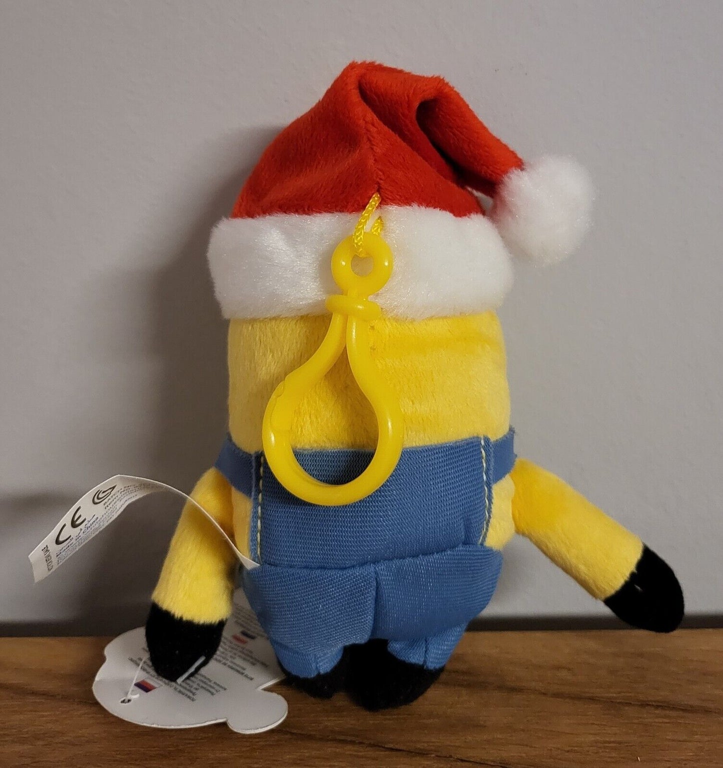Minions Weihnachtsminion X-Mas 3fach sortiert Kevin/ Stuart /Otto Plüsch Bag Clip Schlüsselanhänger 13cm