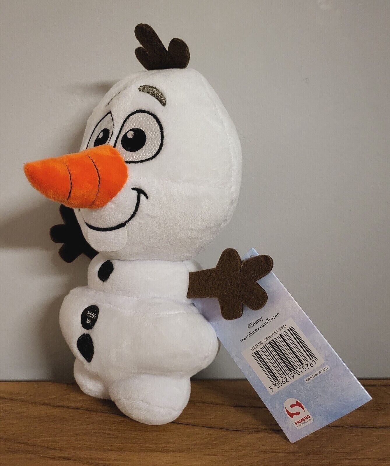 Disney Plüsch Stofftier Kuscheltier Frozen Anna Elsa Olaf mit SOUND 25/29cm sortiert NEU