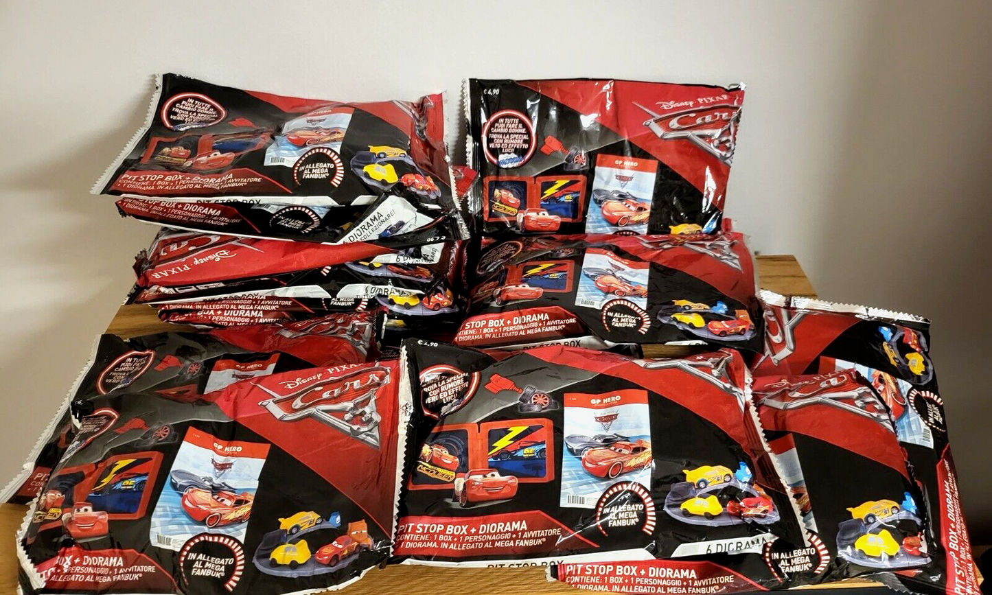 Disney Pixar Cars Pit Stop Box Sammelfiguren Autos Kinder Spielzeug im Blindpack NEU