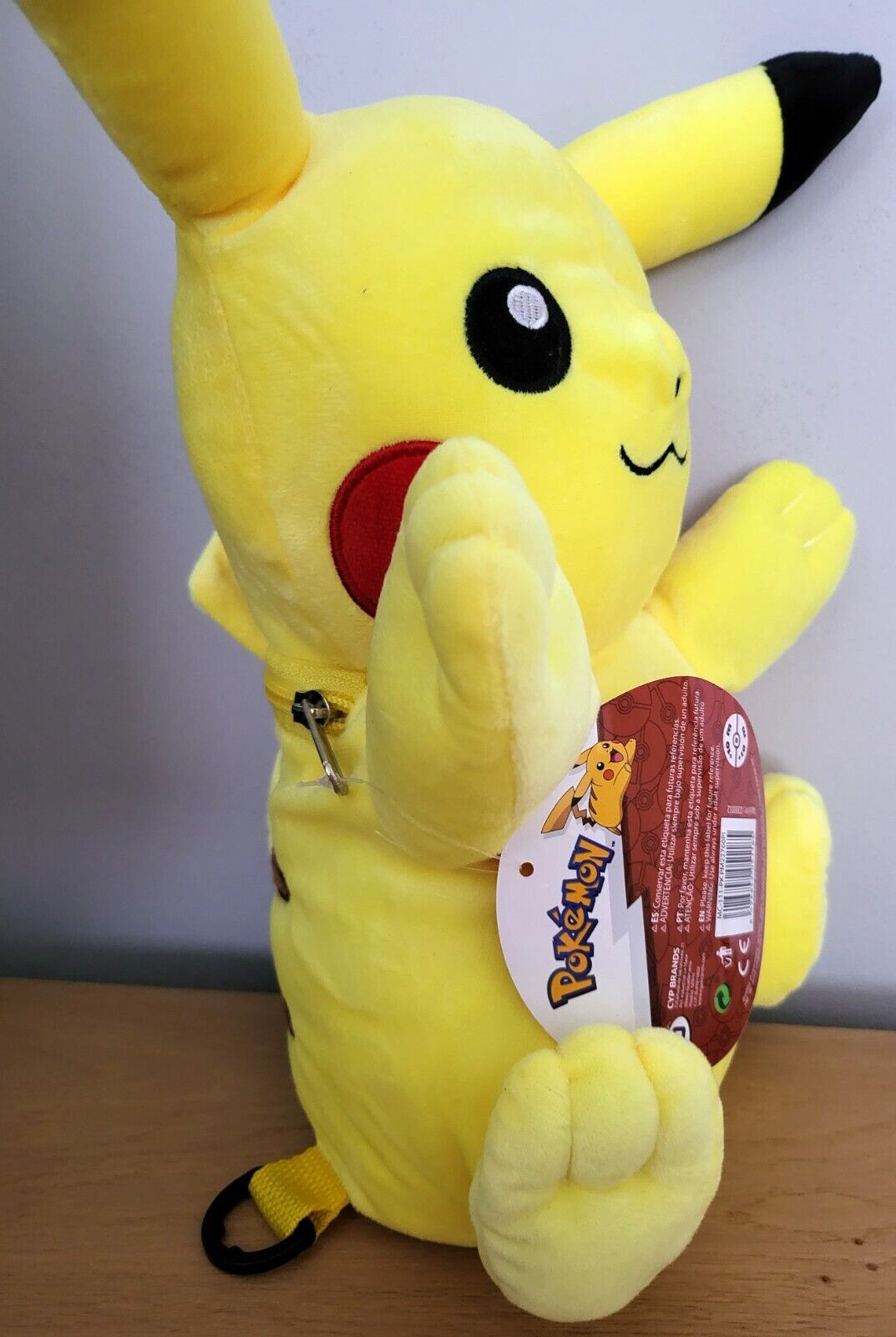 Plüschtier Pokemon Pikachu Rucksack Spielzeug Stofftier Kuscheltier ca.34 cm NEU