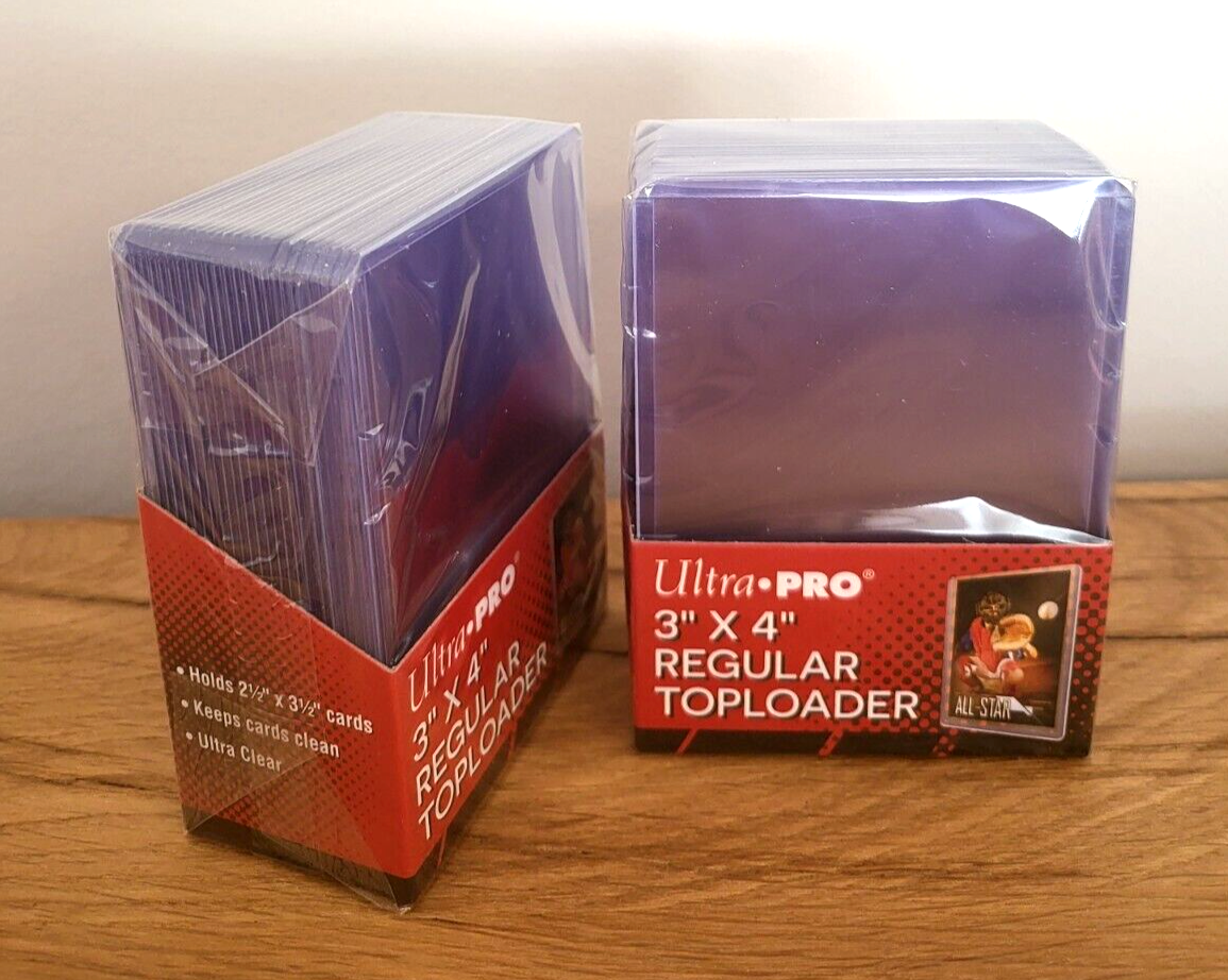 Ultra Pro Regular Toploader 3x4 Kartenhüllen TCG 50 Stück für Pokemon, Magic NEU