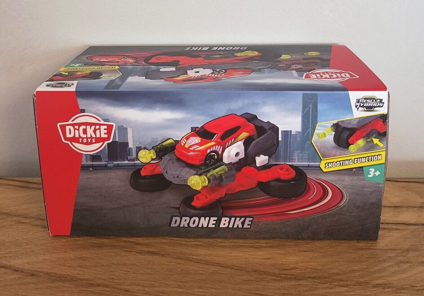 Dickie Roboter Transformer Spielzeugauto Polizei Trooper/Drone Bike/Spider Tank