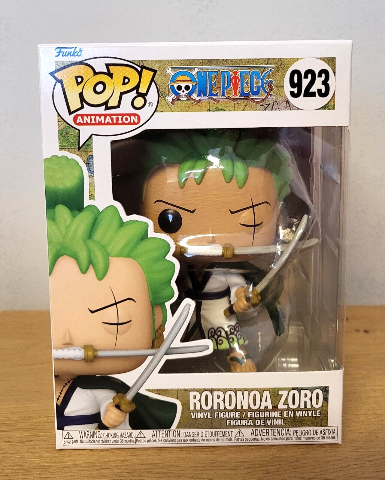 One Piece Zoro POP! Roronoa Zoro Vinyl Figur NEU & OVP # 923 ca. 13cm Funko