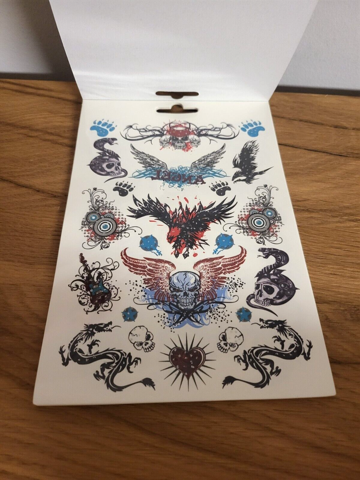 Tattoo Stickerbuch Kinder Spielzeug Sticker 280St. 6fach sortiert ca.12,5x18,5cm