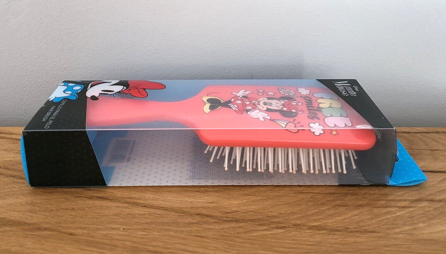 Haarbürste Minnie Maus Disney Kinderbürste Kamm rechteckig rot NEU & OVP