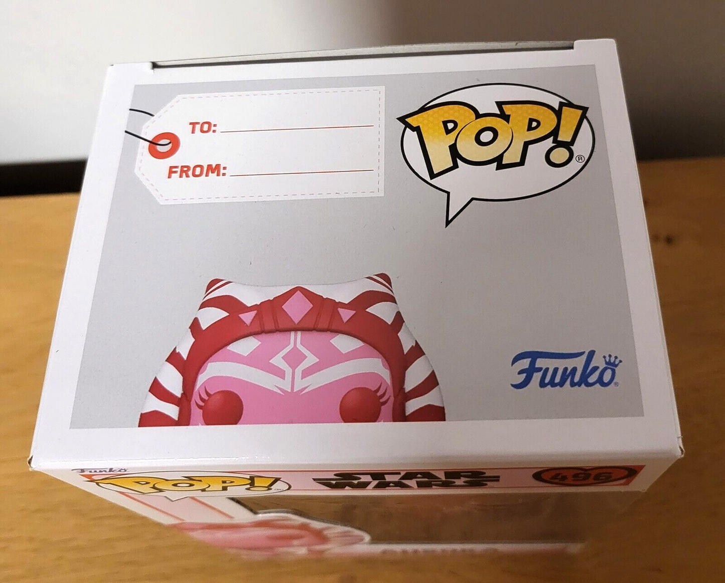 POP! Star Wars Vinyl Figur - Valentines Ahsoka Sonderedition Funko #496 NEU &OVP
