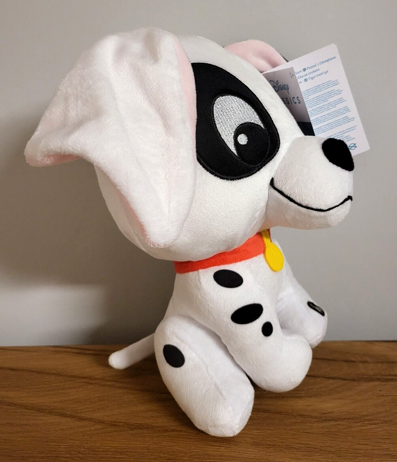 Disney Plüschtier Stofftier 101 Dalmatiner Figur Kuscheltier 28cm mit SOUND/Ton NEU