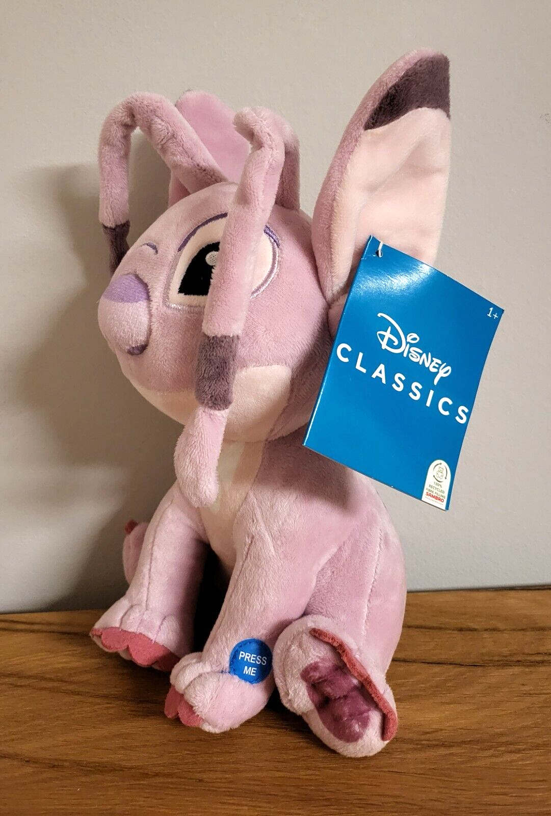 Disney Plüschtier Stofftier Lilo & Stitch Engel Angel Kuscheltier mit SOUND/TON NEU