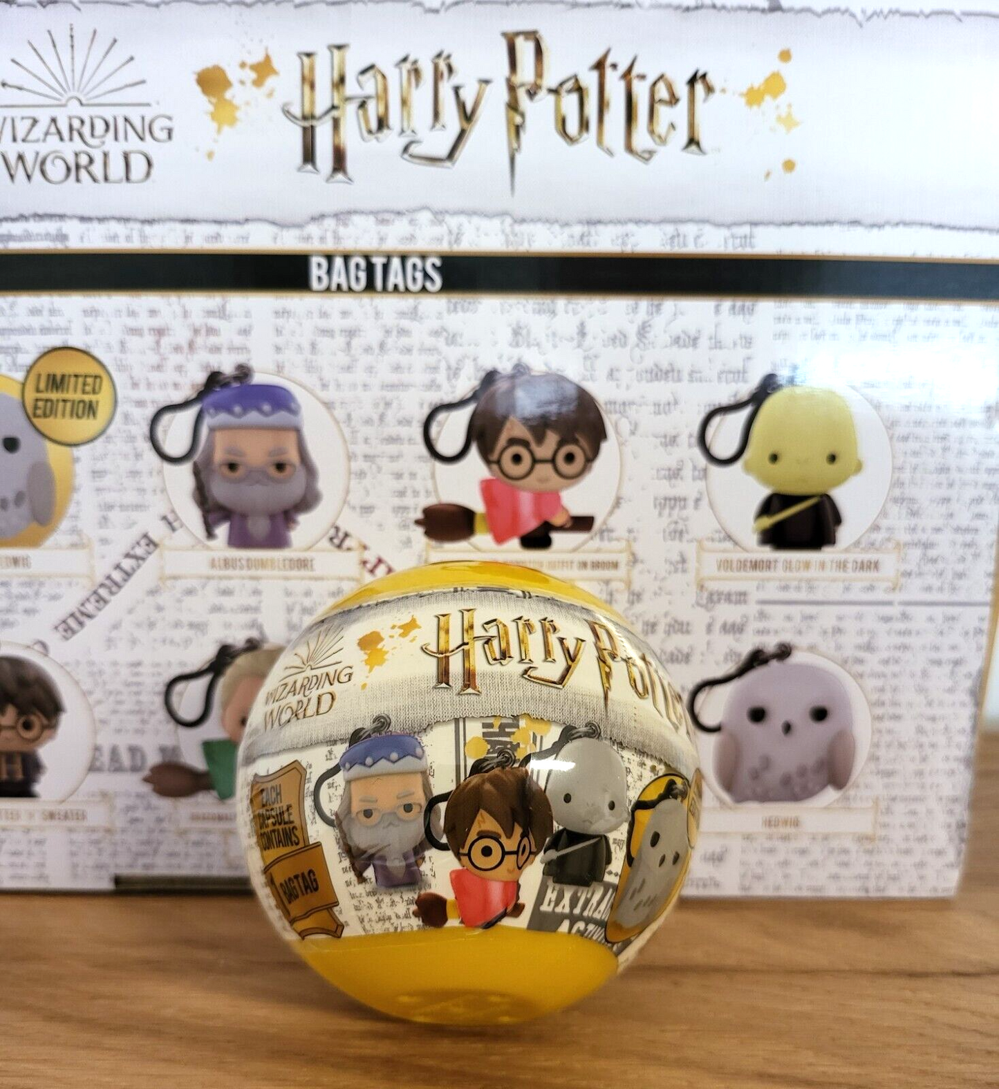 Harry Potter Collectibles Schlüsselanhänger Bagclip Sammelfigur Kapsel Limited Edition