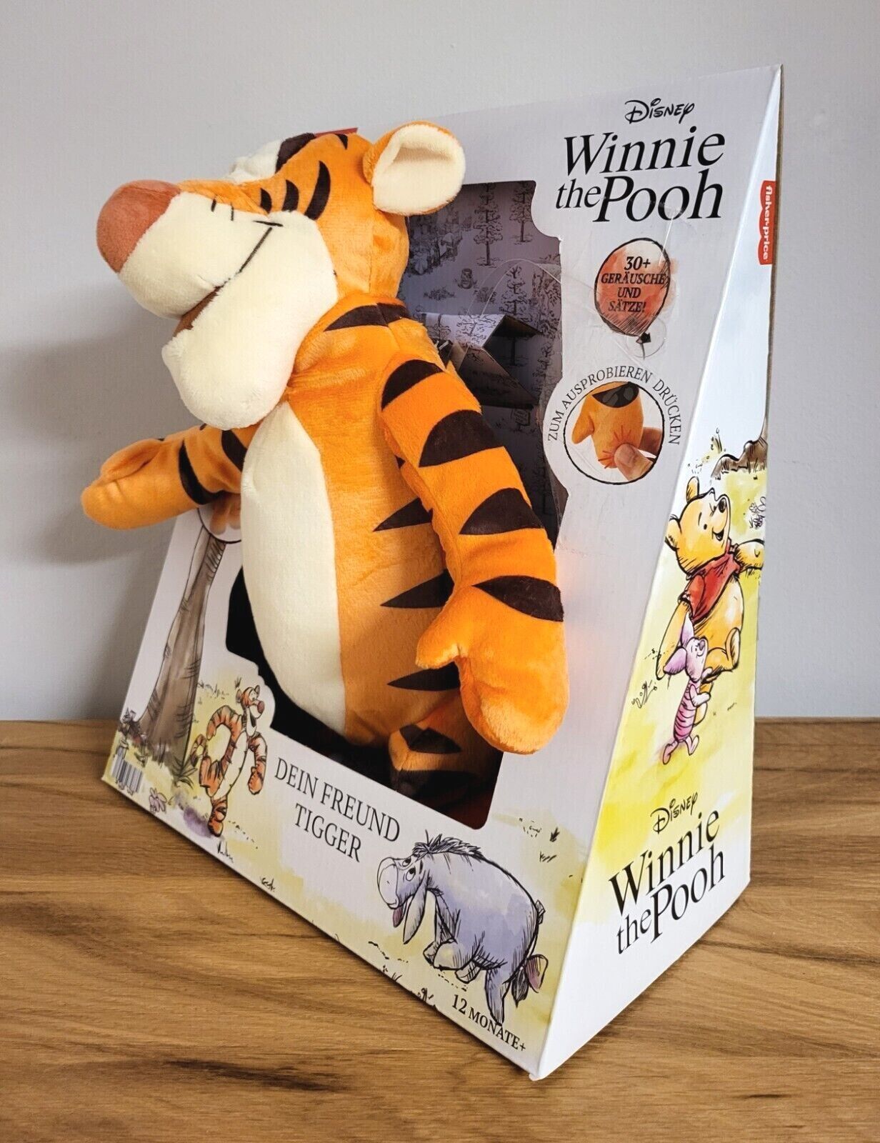 Fisher-Price Disney Plüsch Stofftier Dein Freund Winnie Pooh Puuh / Tigger mit SOUND 30cm NEU & OVP