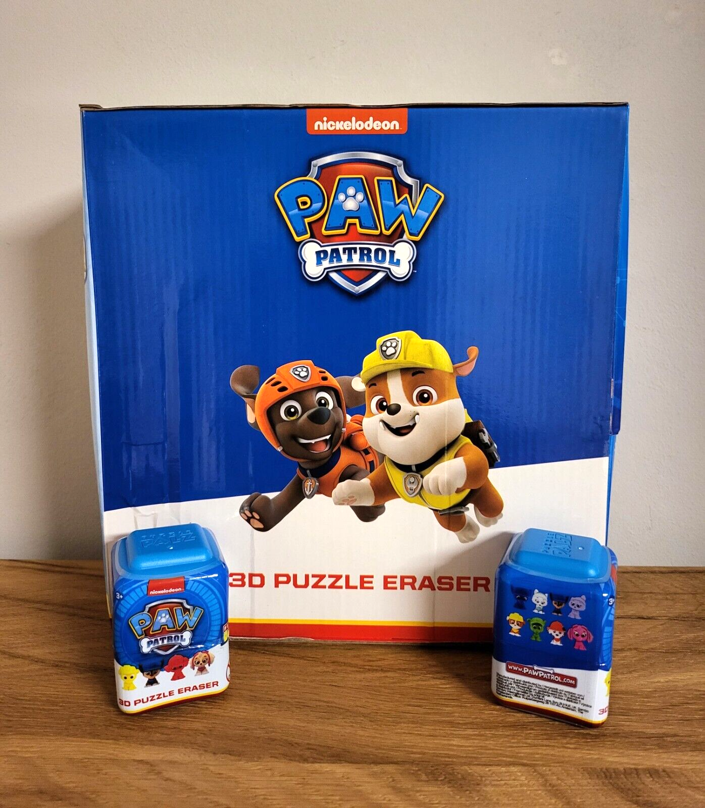 Paw Patrol Figur 3D Puzzle als Radiergummi Hund Schule Kinder Nickelodeon Chase Skye NEU& OVP