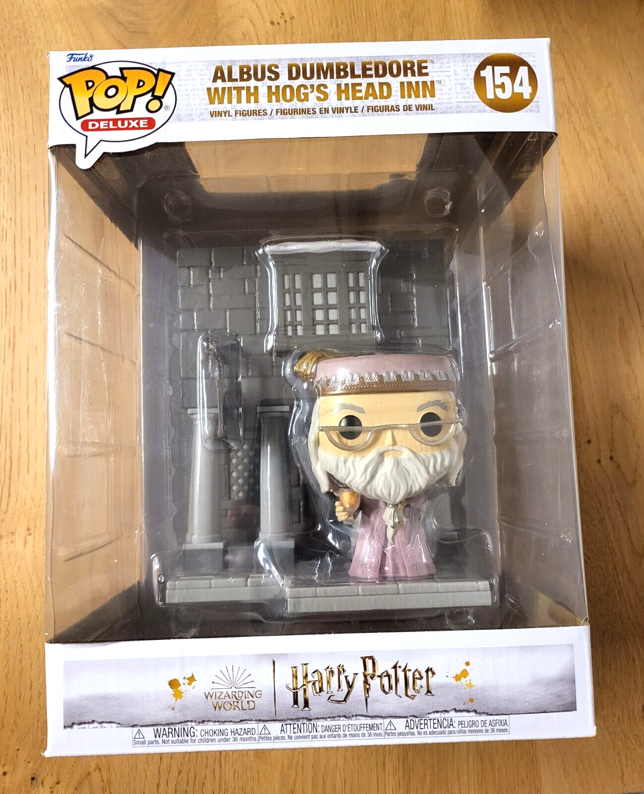 Harry Potter Funko POP! Deluxe Vinyl Figur Albus Dumbledore mit Hog's Head Inn #154 NEU